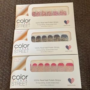 Color Street nail polish strips - Set of 3